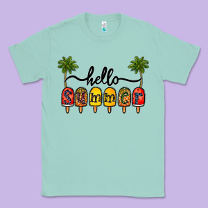 1hello Summer Classic Tee Designed By Cowhidedigitalart