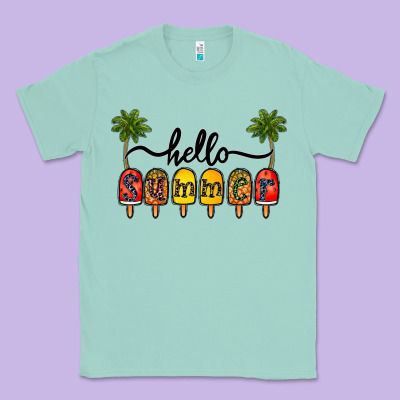 1hello Summer Classic Tee Designed By Cowhidedigitalart