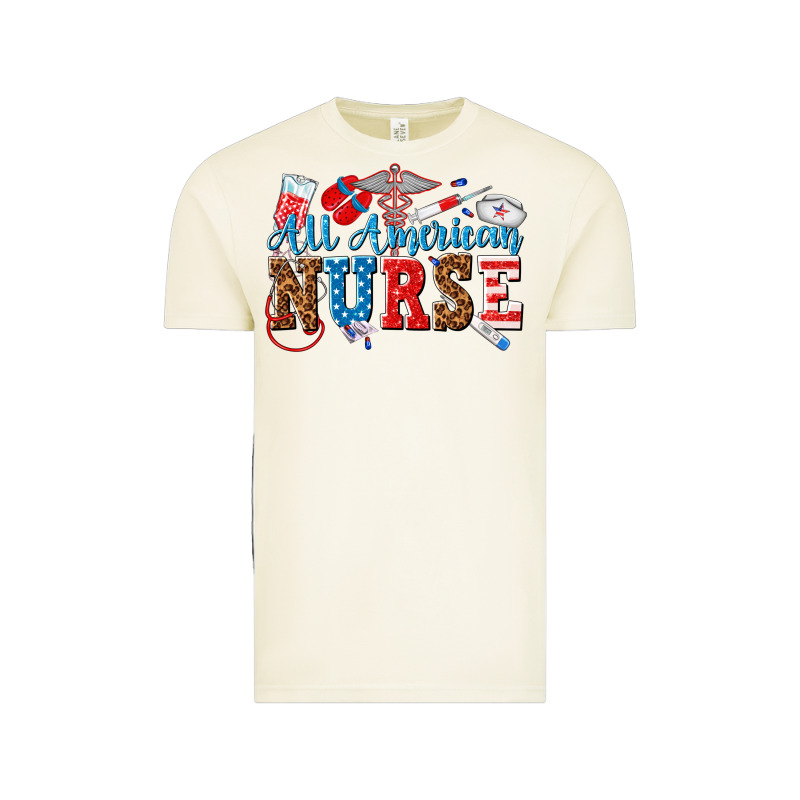 All American Nurse Vintage Tee by texasbilliewilder | Teevron