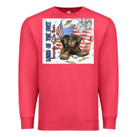 Cardinal land of the free Premium Sweatshirt - MaliasSmallBusiness