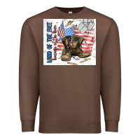 Chestnut land of the free Premium Sweatshirt - MaliasSmallBusiness