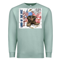 Seafoam land of the free Premium Sweatshirt - MaliasSmallBusiness
