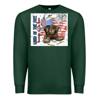 Sports Green land of the free Premium Sweatshirt - MaliasSmallBusiness