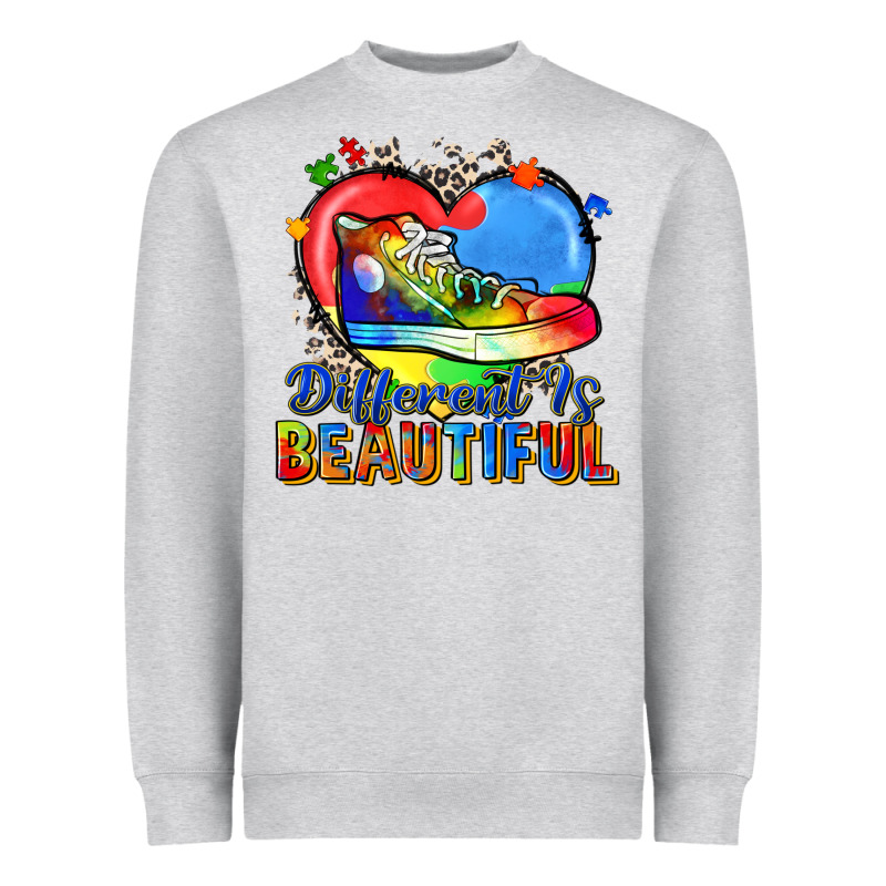 Different Is Beautiful Heavyweight Sweatshirt by Zillion Design Studio | Teevron