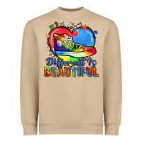 Mushroom different is beautiful Heavyweight Sweatshirt - Zillion Design Studio