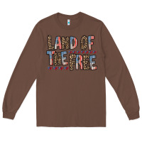 Chestnut land of the free Long Sleeve Tee - RacoonDesign