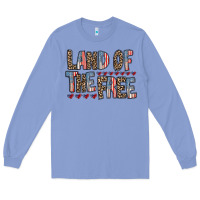 Colony Blue land of the free Long Sleeve Tee - RacoonDesign