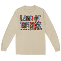Mushroom land of the free Long Sleeve Tee - RacoonDesign