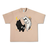 Burro Ghost Cats with Balance Halloween Urban Heavy Tee - texasbilliewilder