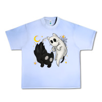 Ghost Cats With Balance Halloween Urban Heavy Tee | Teevron