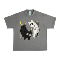 Tornado Ghost Cats with Balance Halloween Urban Heavy Tee - texasbilliewilder
