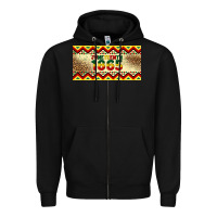 Black juneteenth 1865 leopard licence plate template Zipper Hoodie - Artiststas