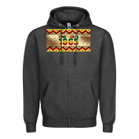 Charcoal Heather juneteenth 1865 leopard licence plate template Zipper Hoodie - Artiststas