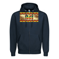 Navy juneteenth 1865 leopard licence plate template Zipper Hoodie - Artiststas