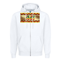 White juneteenth 1865 leopard licence plate template Zipper Hoodie - Artiststas