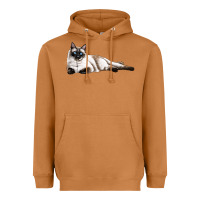 Meerkat siamese Heavyweight Hoodie - LillyAllenDesigns