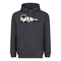 Smoke siamese Heavyweight Hoodie - LillyAllenDesigns
