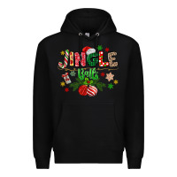 Black jingle balls Premium Hoodie - MaliasSmallBusiness