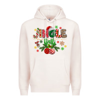 Pale Pink jingle balls Premium Hoodie - MaliasSmallBusiness