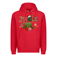 Red jingle balls Premium Hoodie - MaliasSmallBusiness