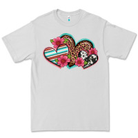 Dove Grey easter spring western hearts Premium Tee - Artiststas