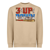 Mushroom 3 up 3 down baseball Heavyweight Sweatshirt - texasbilliewilder
