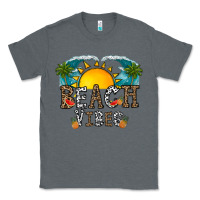 Charcoal Heather beach vibes Classic Tee - CowhideDigitalArt