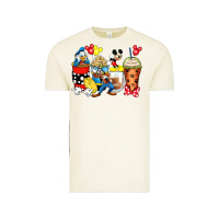 Vintage Arctic cartoon characters coffee cups Vintage Tee - Zillion Design Studio