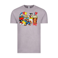 Vintage Zinc cartoon characters coffee cups Vintage Tee - Zillion Design Studio