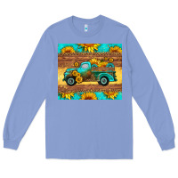 Colony Blue farm truck tumbler Long Sleeve Tee - HRA Design Shop