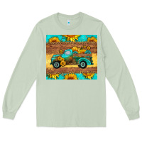 Matcha farm truck tumbler Long Sleeve Tee - HRA Design Shop