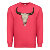 Cardinal cow skul Premium Sweatshirt - MaliasSmallBusiness