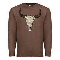 Chestnut cow skul Premium Sweatshirt - MaliasSmallBusiness