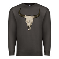Smoke cow skul Premium Sweatshirt - MaliasSmallBusiness