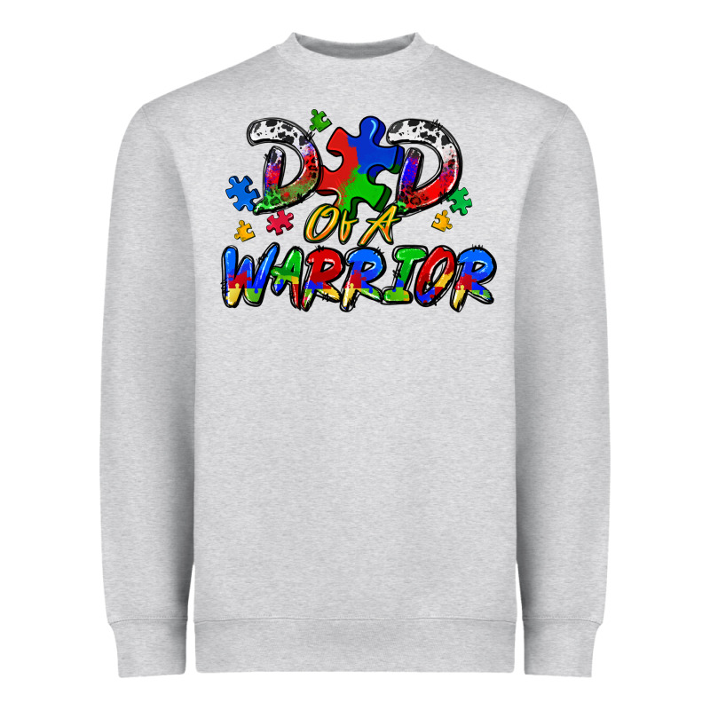 Dad Of A Warrior Heavyweight Sweatshirt by Zillion Design Studio | Teevron