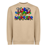 Mushroom dad of a warrior Heavyweight Sweatshirt - Zillion Design Studio