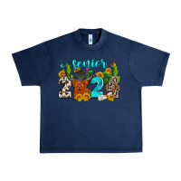Navy senior 2024 cow Urban Heavy Tee - Zillion Design Studio