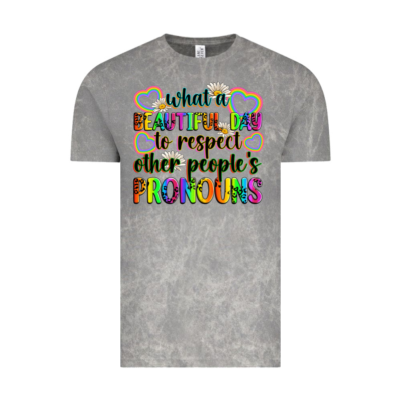 What A Beautiful Day To Respect Other People's Pro Vintage Tee by Zillion Design Studio | Teevron