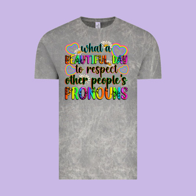 What A Beautiful Day To Respect Other People's Pro Vintage Tee Designed By Zillion Design Studio