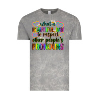 Cloud Rock what a beautiful day to respect other people's pro Vintage Tee - Zillion Design Studio