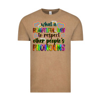 Vintage Coffee what a beautiful day to respect other people's pro Vintage Tee - Zillion Design Studio