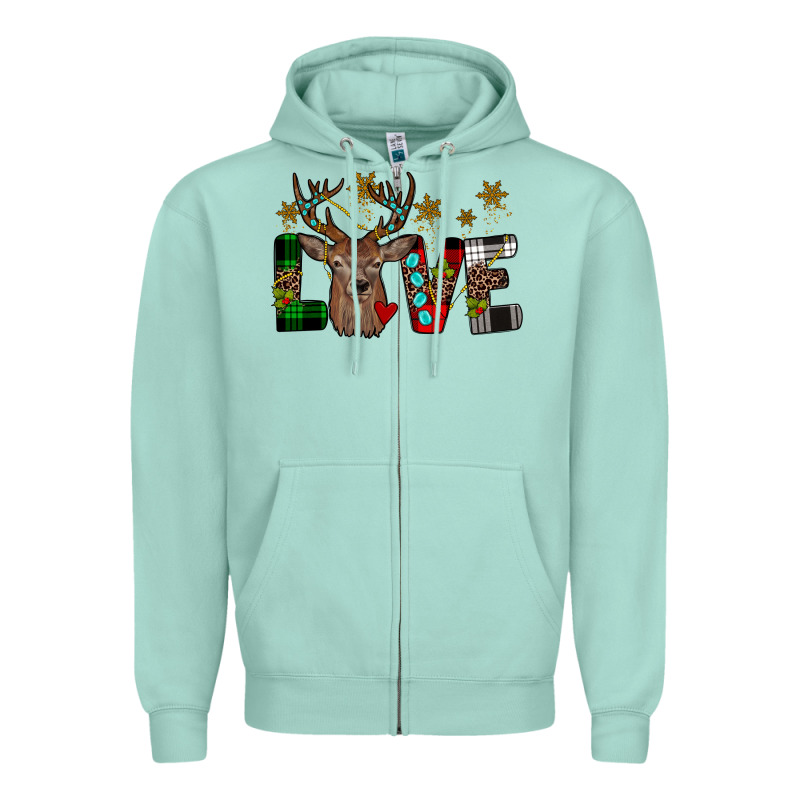 Love Christmas Zipper Hoodie by JahusDesignShop | Teevron