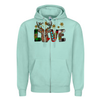 Seafoam love christmas Zipper Hoodie - JahusDesignShop