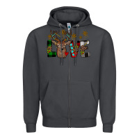 Smoke love christmas Zipper Hoodie - JahusDesignShop