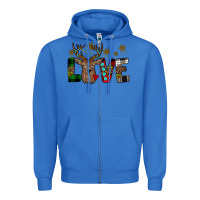 True Royal love christmas Zipper Hoodie - JahusDesignShop