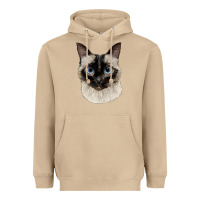 Mushroom siamese face Heavyweight Hoodie - LillyAllenDesigns