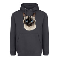 Smoke siamese face Heavyweight Hoodie - LillyAllenDesigns