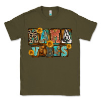 Army Green western mama vibes Classic Tee - FaDigitalArtStudio