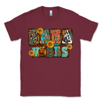 Burgundy western mama vibes Classic Tee - FaDigitalArtStudio