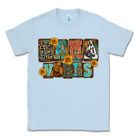 Dusty Blue western mama vibes Classic Tee - FaDigitalArtStudio